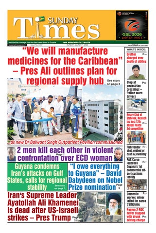 Guyana Times - Sunday, March 1, 2026