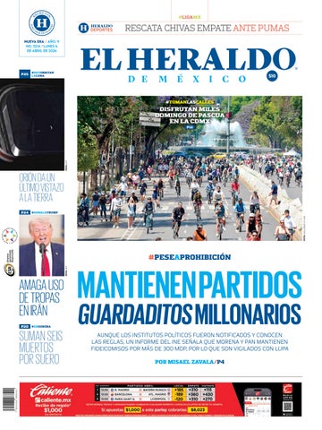 Edición impresa. Lunes 06 de abril de 2026