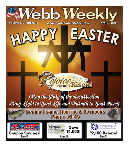 Webb Weekly April 1, 2026