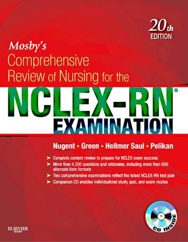 Mosby's Comprehensive Review of Nursing for the NCLEX-RN® Examination 20th Edition by Patricia M. Nu