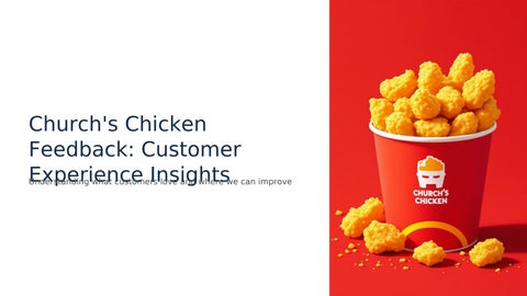 Church's Chicken Feedback Customer Experience Insights