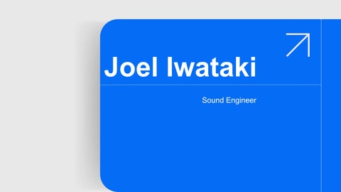 Joel Iwataki - A Narrative-Enhancing Engineer - United States