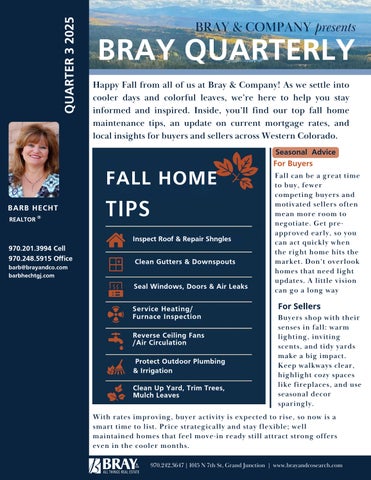 Bray Quarter 3 News Letter