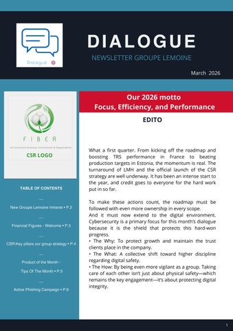 DIALOGUE - March 2026 