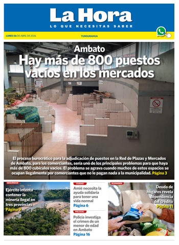 Tungurahua 06 de abril de 2026