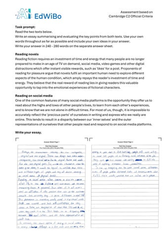 AI EdWiBo Cambridge CPE Teacher Report