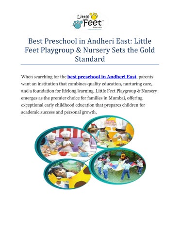 Best Preschool in Andheri East pdf