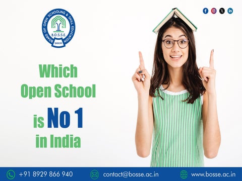 Which Open School is No.1 - Board of open schooling & Skill Education (BOSSE)