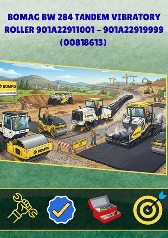 BOMAG BW 284 TANDEM VIBRATORY ROLLER 901A22911001 - 901A22919999 (00818613) 