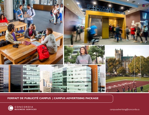 campus advertising package