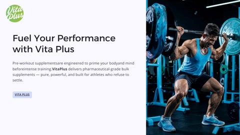 The Complete Guide to Pre-Workout Supplements | Vita Plus