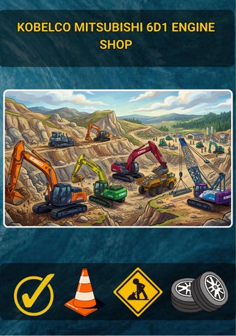 KOBELCO MITSUBISHI 6D1 ENGINE SHOP