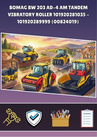 BOMAG BW 203 AD-4 AM TANDEM VIBRATORY ROLLER 101920281035 - 101920289999 (00824019) 
