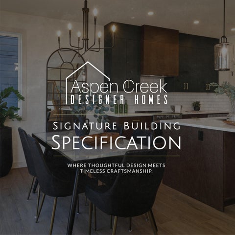 ACDH - Signature Building Specification Brochure