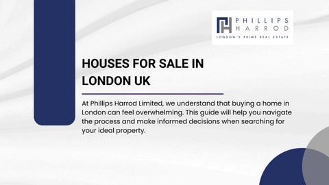 Houses for Sale in London UK