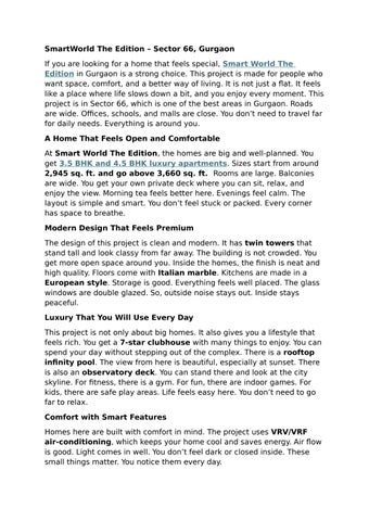 Smart World The Edition