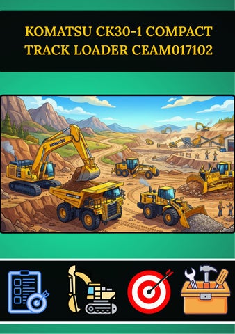KOMATSU CK30-1 COMPACT TRACK LOADER CEAM017102